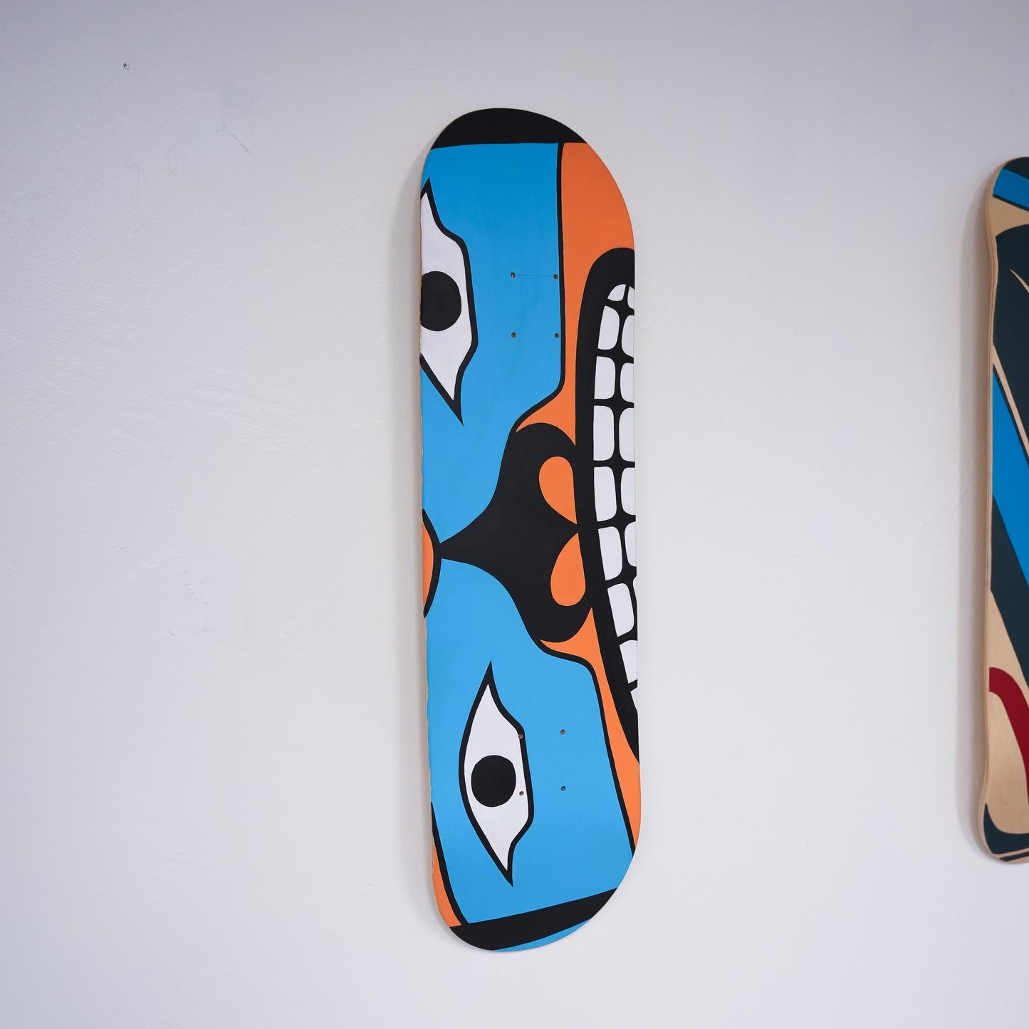 Hand Painted Skateboard Deck - Abstract #3