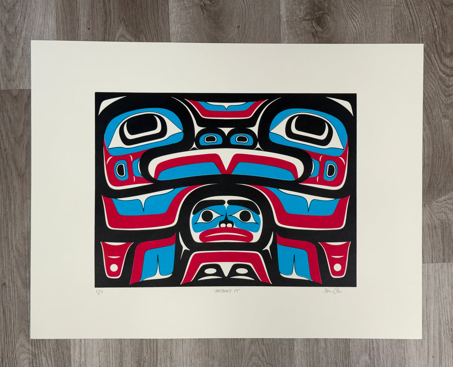 Abstract #19 - Limited Edition 3 Color Serigraph