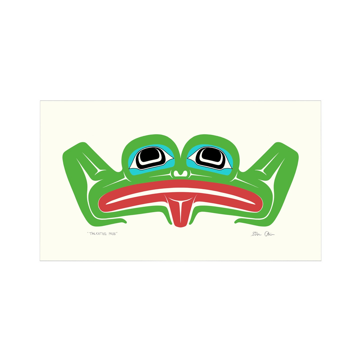 Gossiping Frog Archival Print