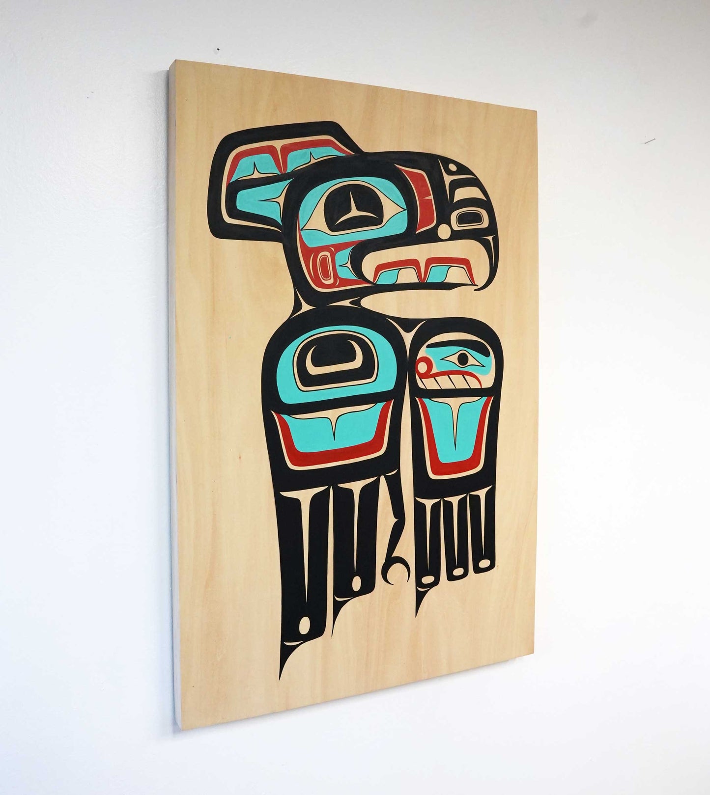 Thunderbird Acrylic on Wood Panel