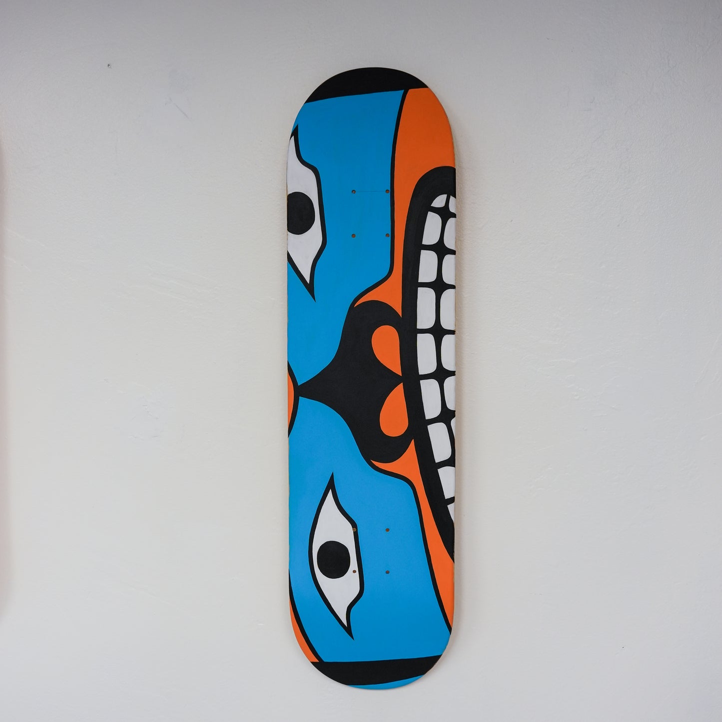 Hand Painted Skateboard Deck - Abstract #3