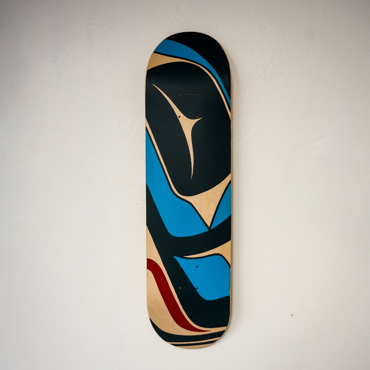 Hand Painted Skateboard Deck - Abstract #2