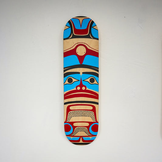 Hand Painted Skateboard Deck - Abstract #1