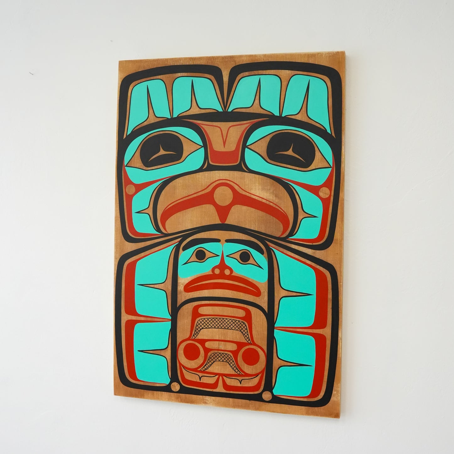 Baby Eagle Acrylic on Wood Panel