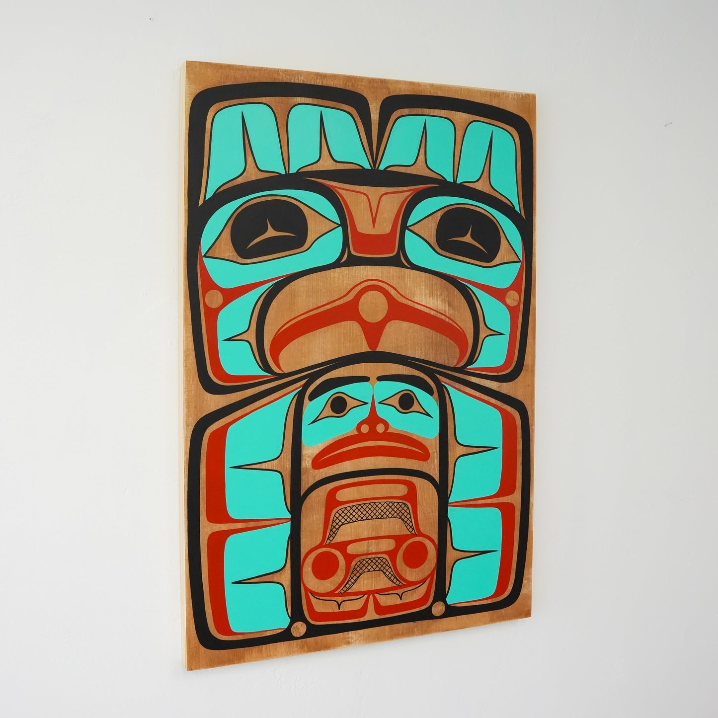 Baby Eagle Acrylic on Wood Panel