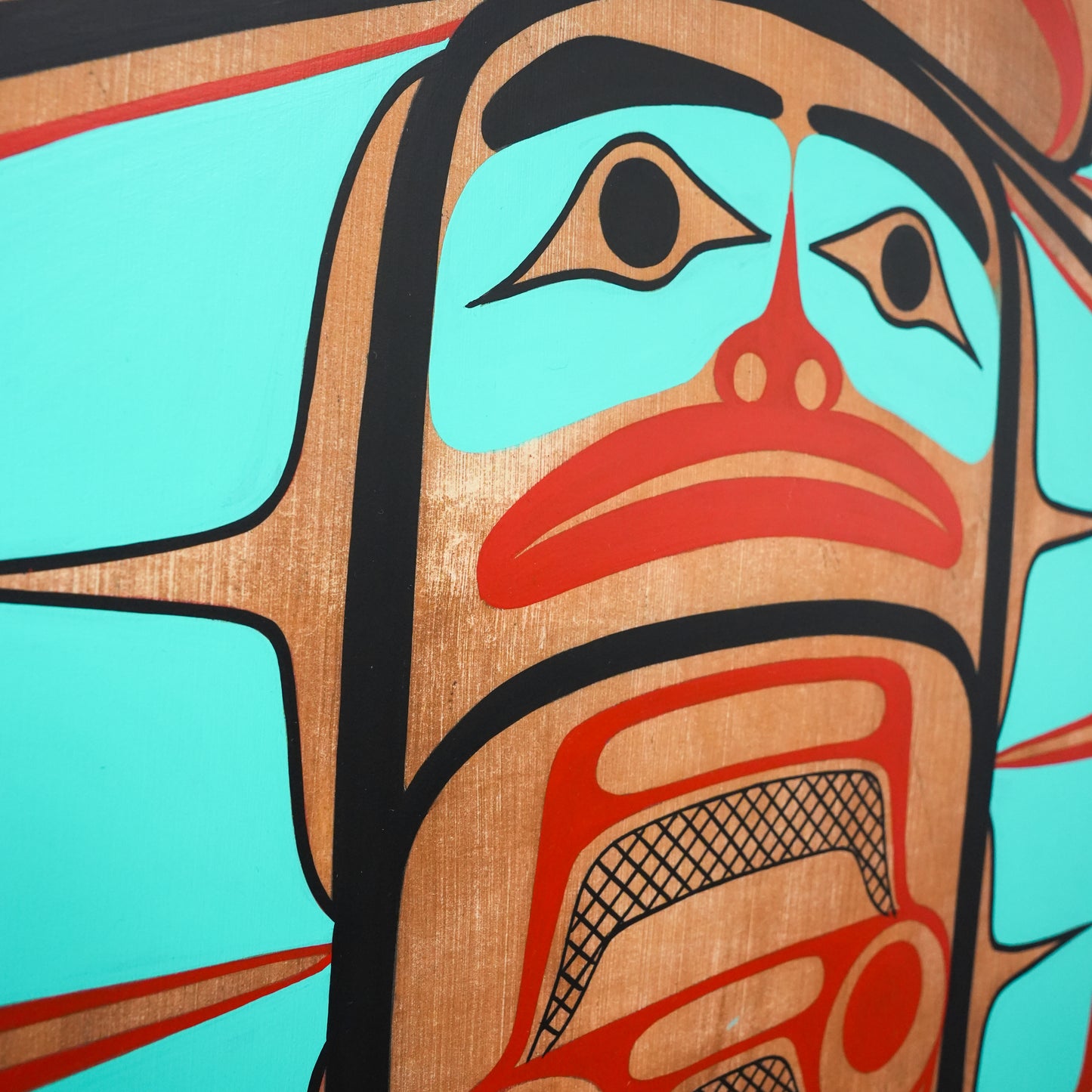 Baby Eagle Acrylic on Wood Panel