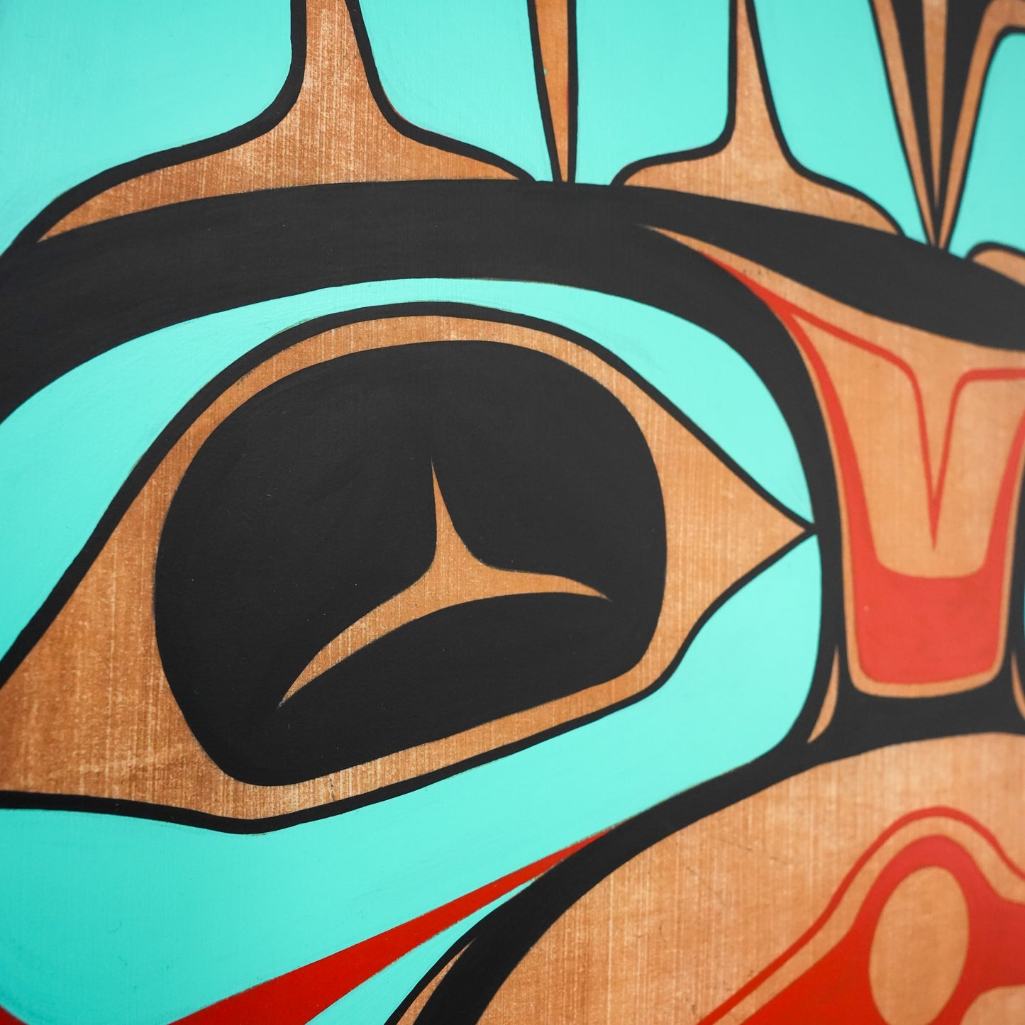Baby Eagle Acrylic on Wood Panel
