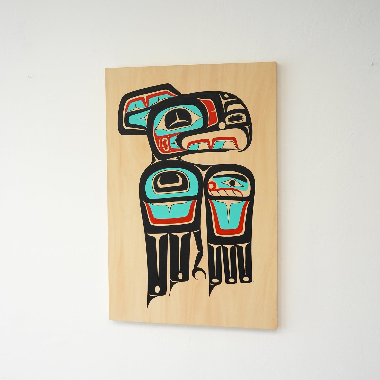 Thunderbird Acrylic on Wood Panel