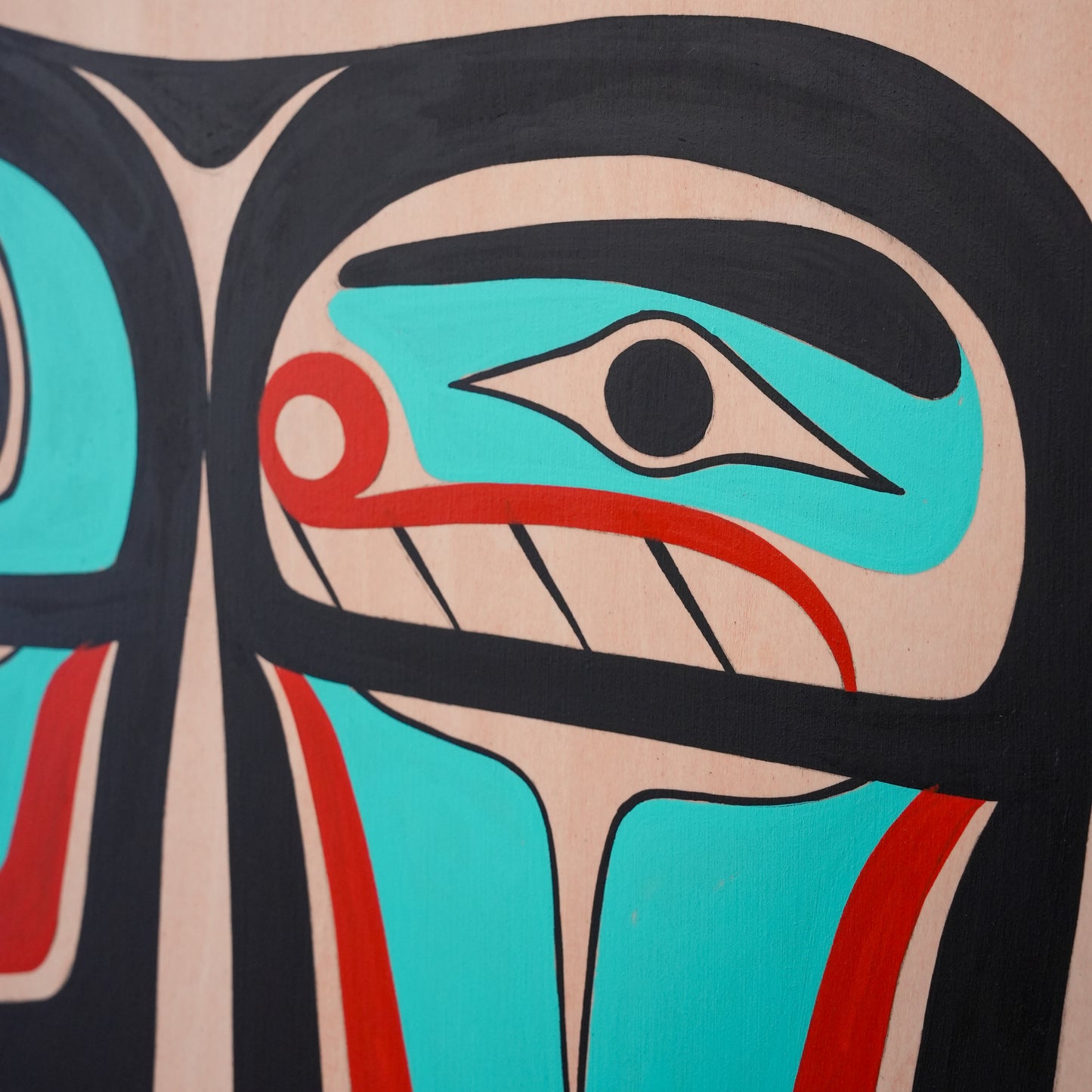 Thunderbird Acrylic on Wood Panel