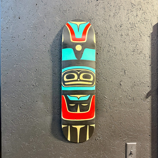 Hand Painted Skateboard Deck - Eagle Front