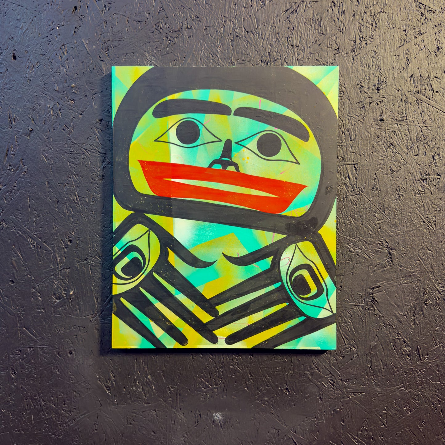 Happy Hands Acrylic on Wood Panel 16x20