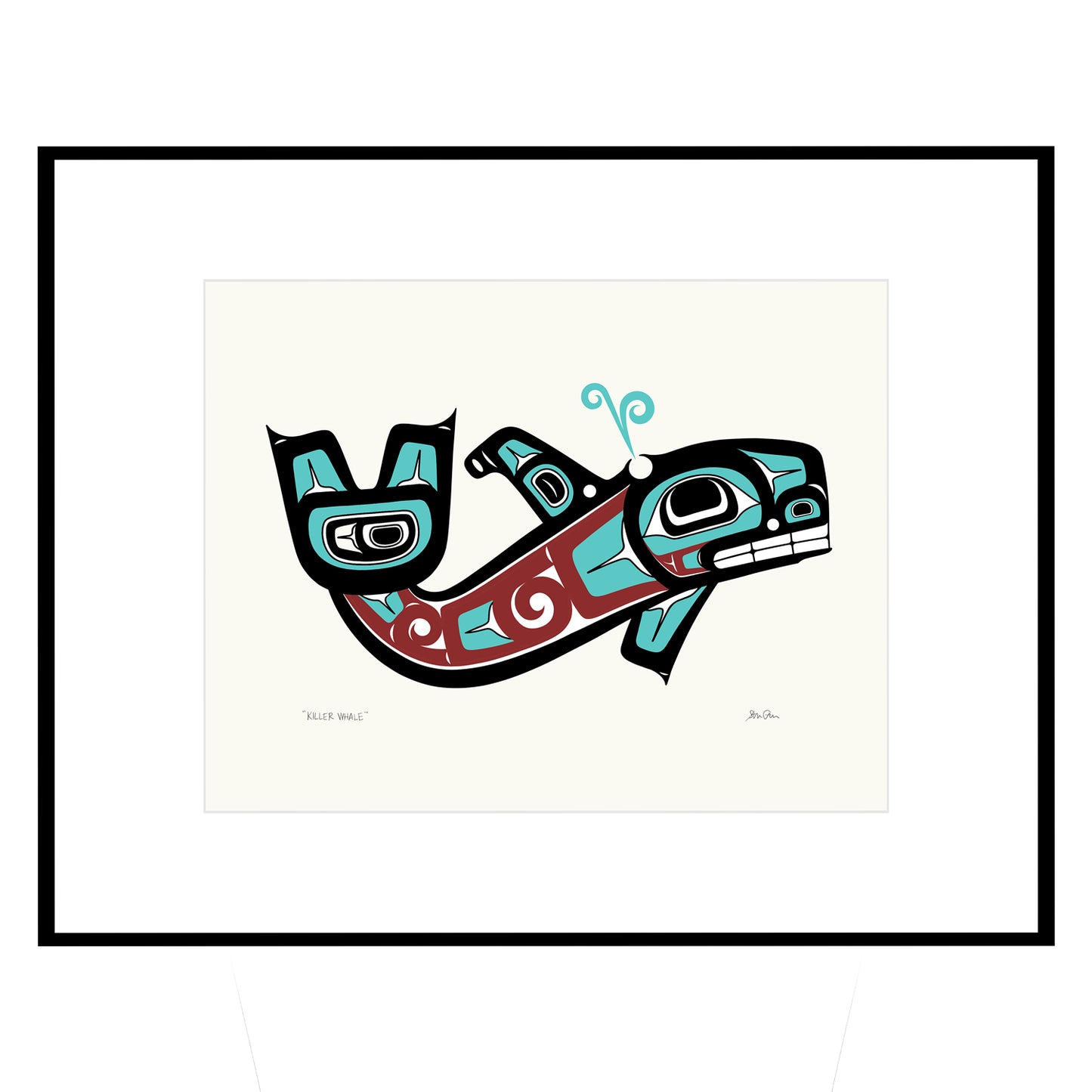 Killer Whale Formline Print
