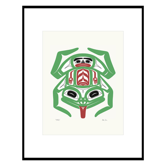 Formline Frog Print