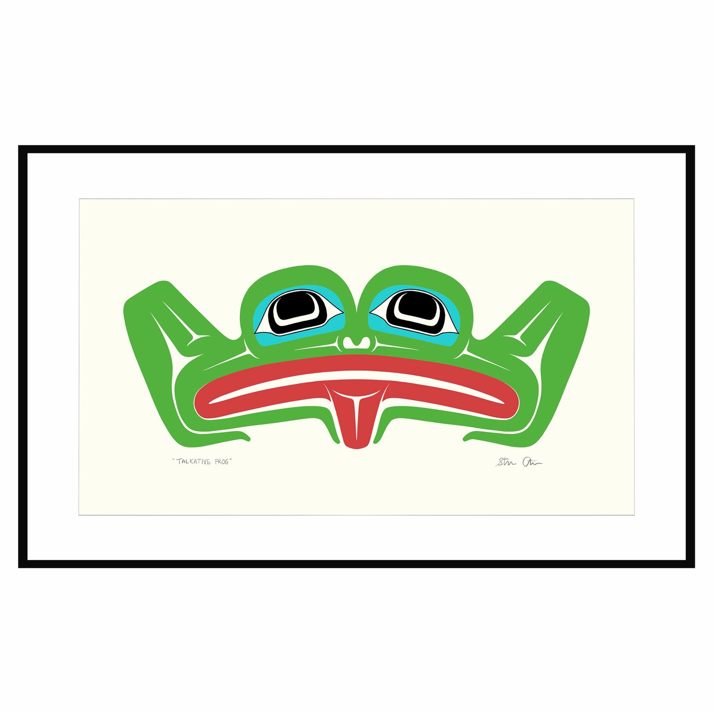 Gossiping Frog Archival Print